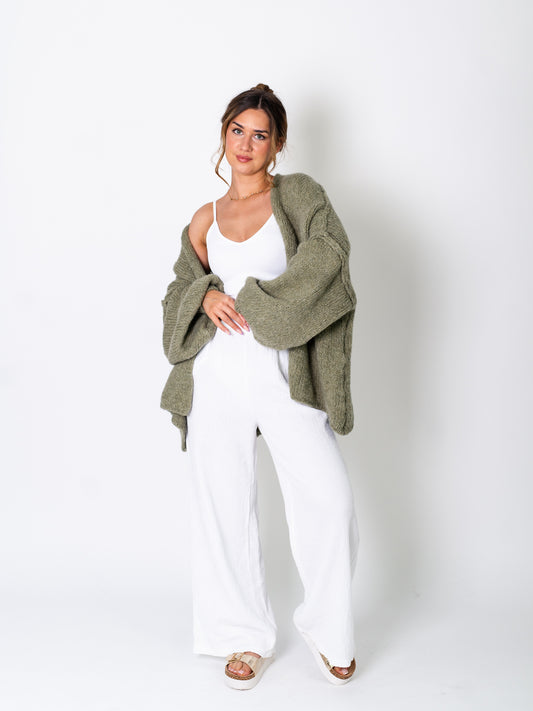 Tammy Strickjacke - Khaki