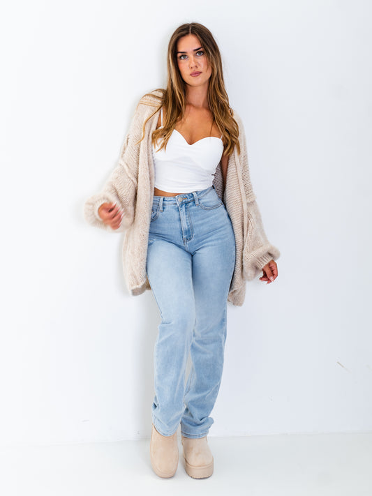 Tammy Strickjacke - Beige