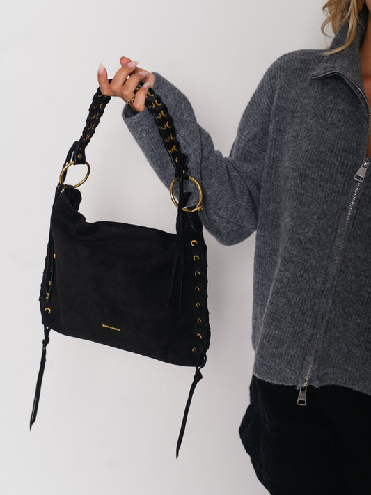 Stella Fransen Bag - Schwarz