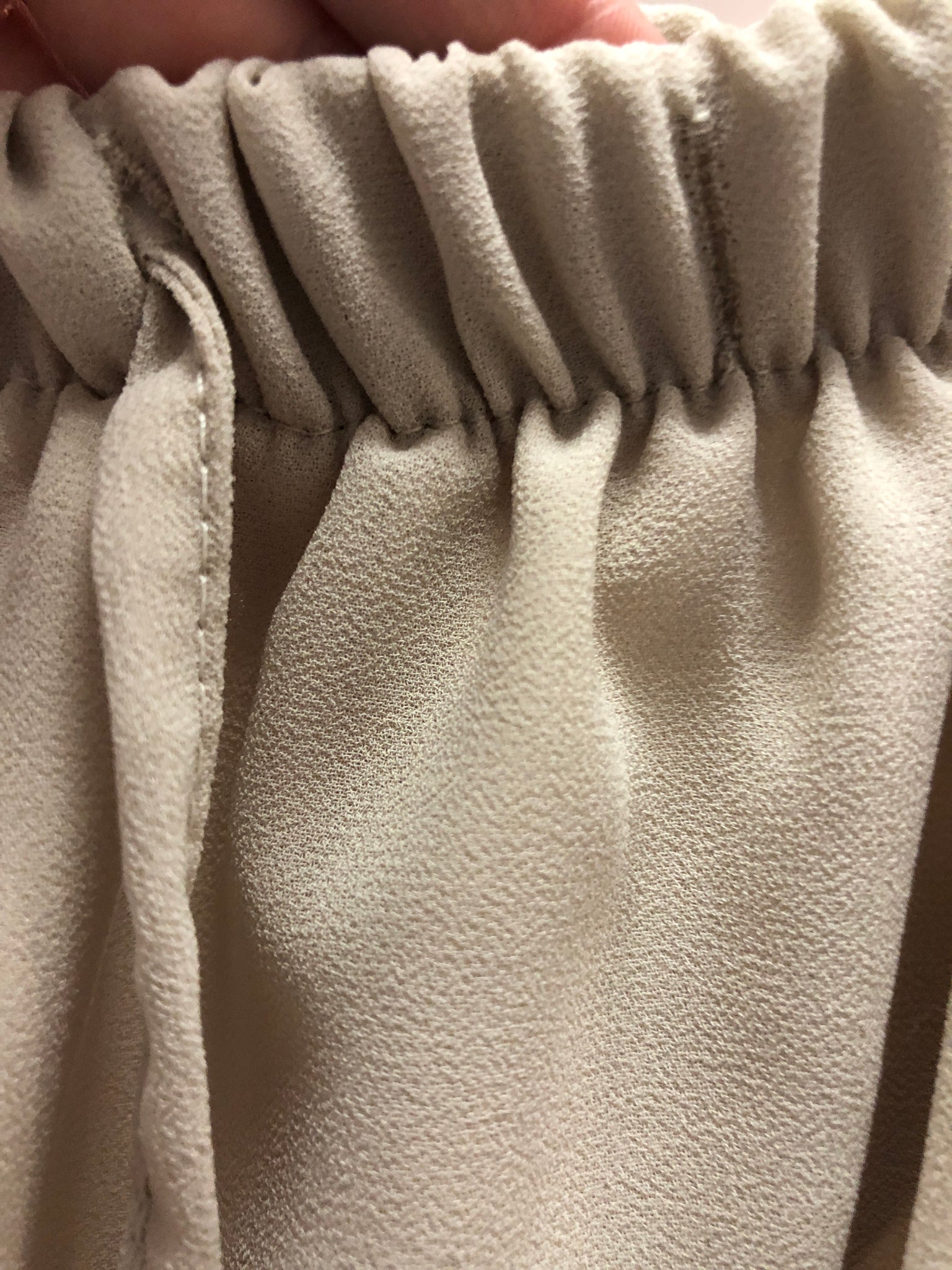 B-Ware 829. Flowy Volant Skort beige