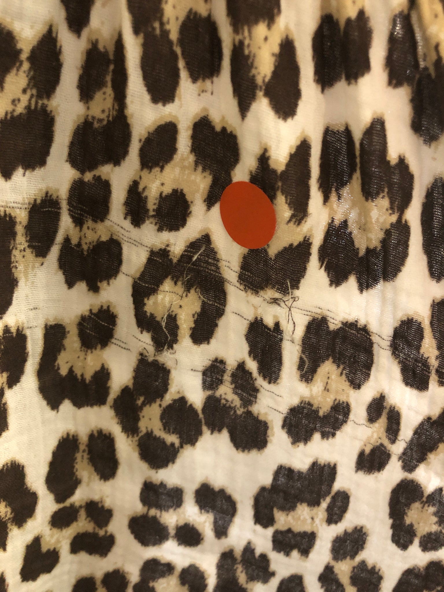 B-Ware 745. Leonora Musselin Kleid -  Leo/Braun