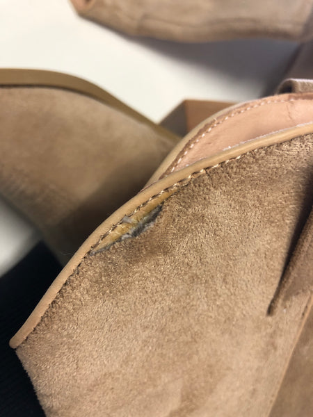 B-Ware 649. Elise Western Stiefel - Beige Gr. 37
