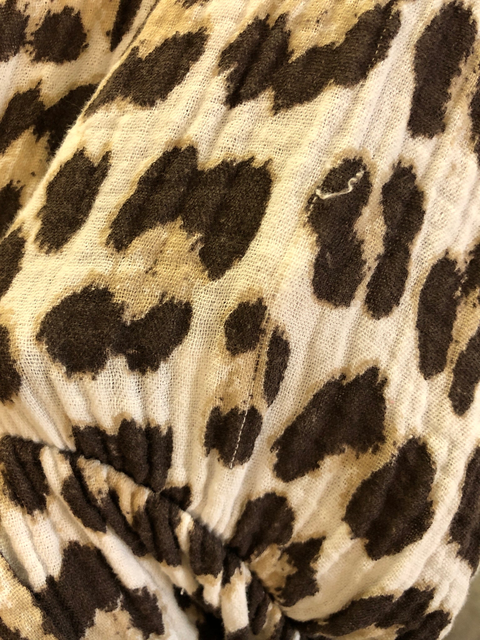 B-Ware 875. Leonora Musselin Kleid -  Leo/Braun
