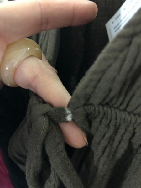 B-Ware 905. Eloise Musselin Bluse - Espresso