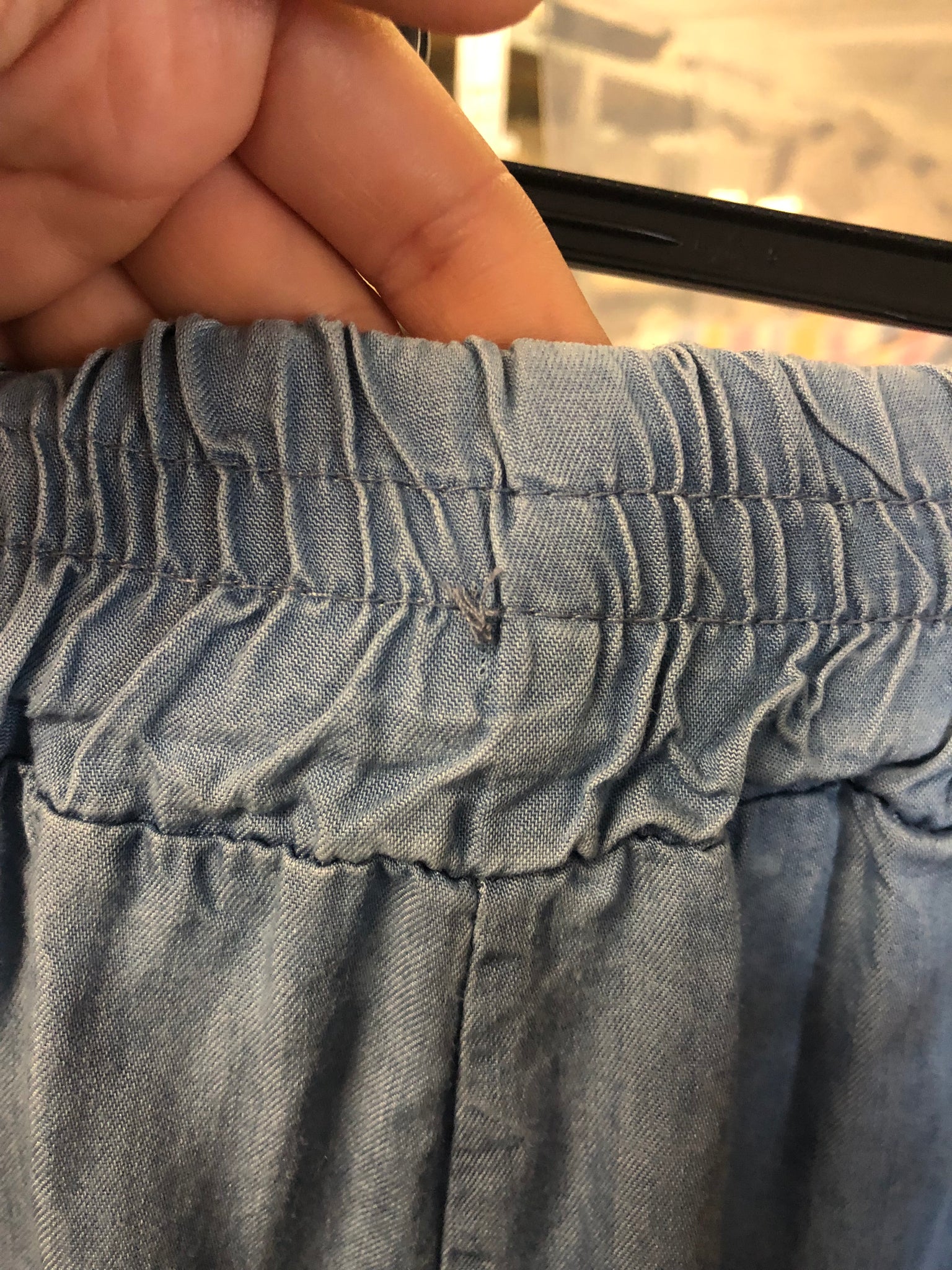 B-Ware 744. Liva Tencel Hose - Hellblau