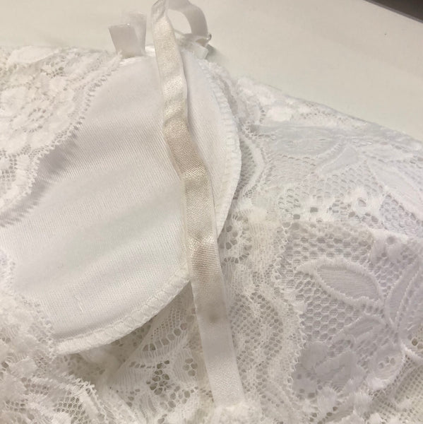 B-Ware 327. Daya Spitzen Bralette - Weiß