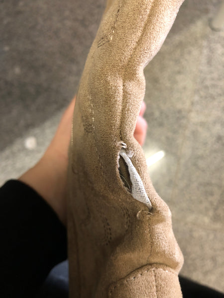 B-Ware 809. Hannah Western Stiefel - Beige Gr. 39