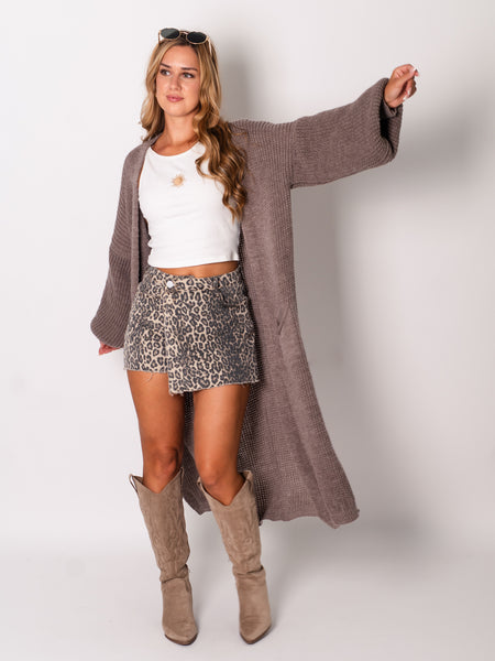 Maddy Longcardigan - Coffee