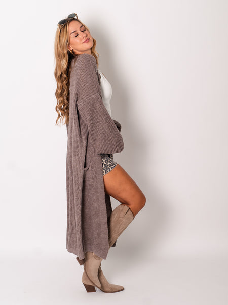 Maddy Longcardigan - Coffee