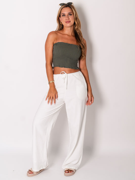 Nala Bandeau Top - Khaki