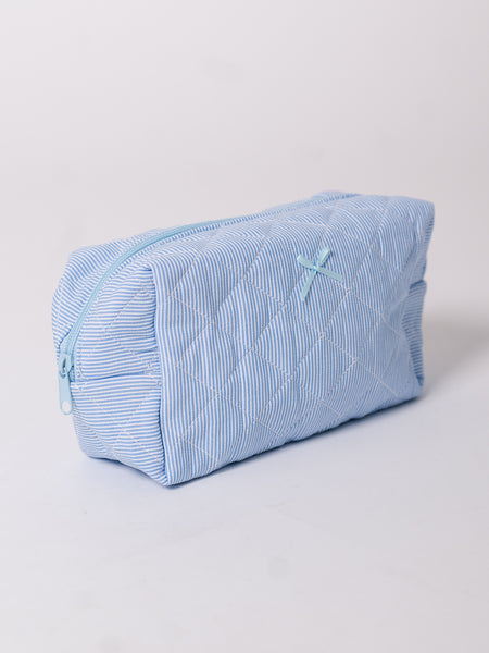 Holiday Kosmetik Tasche - Blau/Gestreift