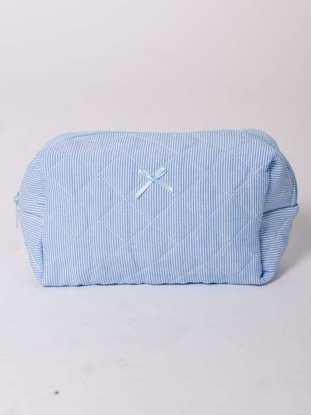 Holiday Kosmetik Tasche - Blau/Gestreift