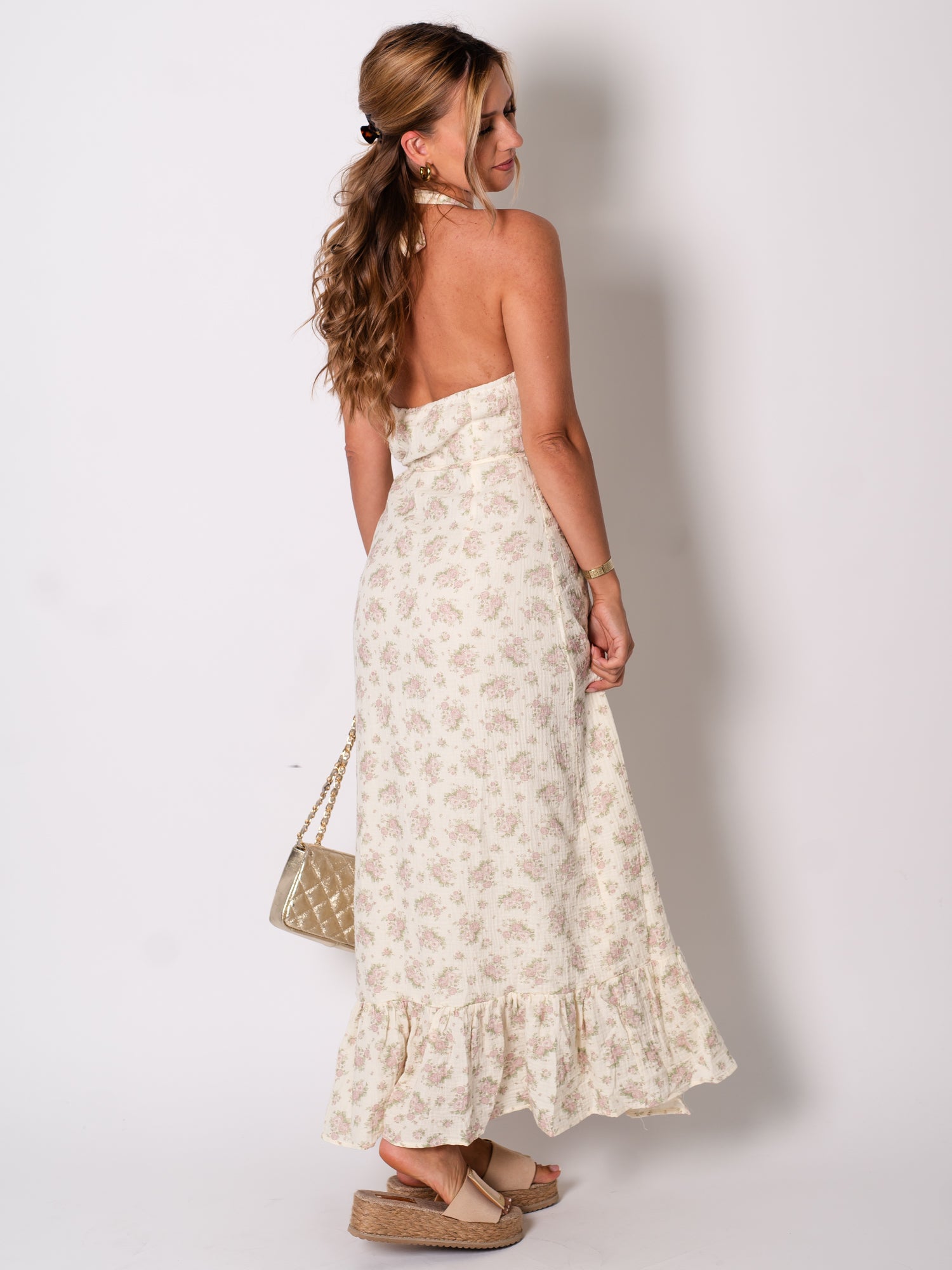 Summer Dream Kleid - Creme/Rosé