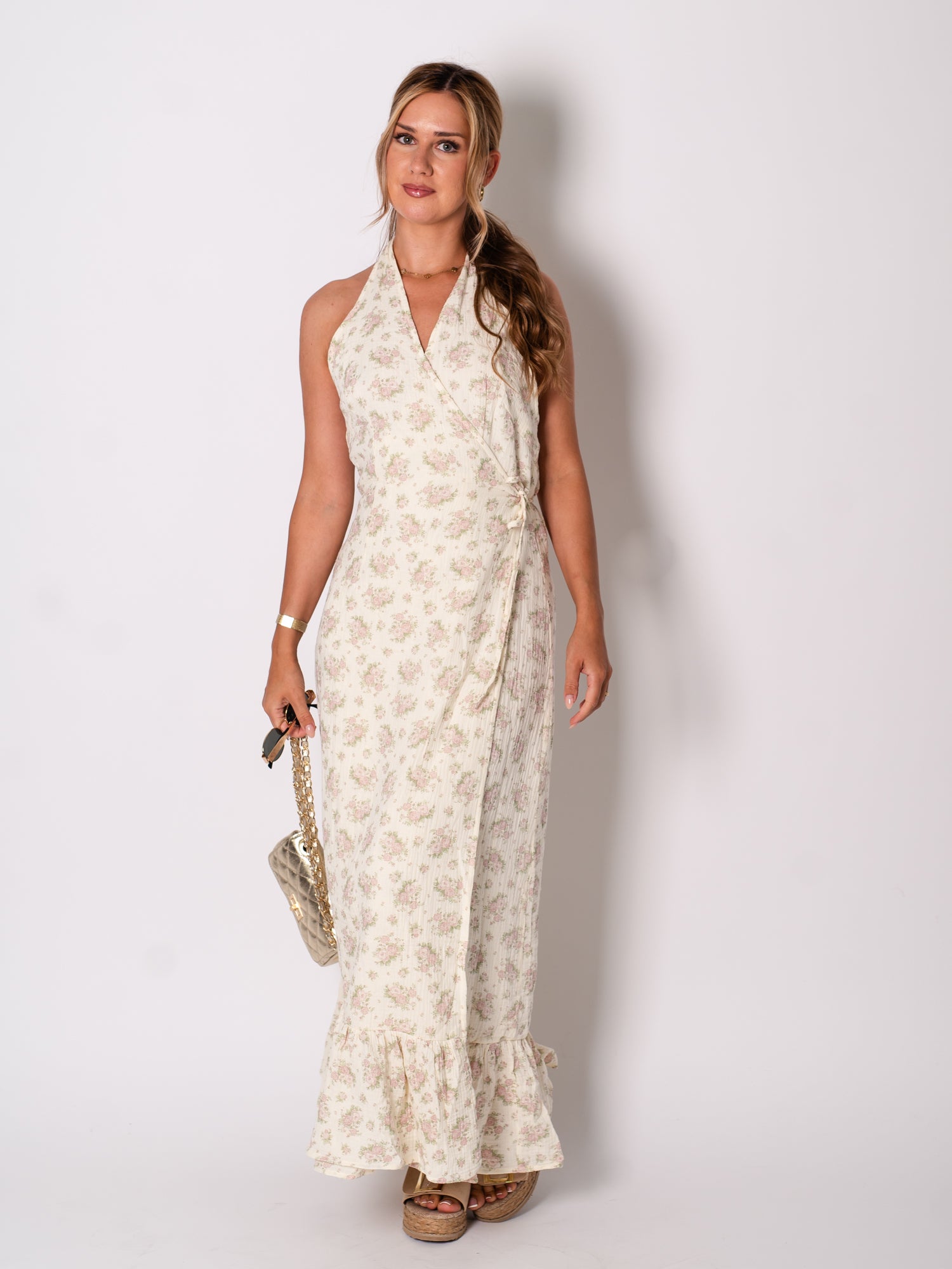 Summer Dream Kleid - Creme/Rosé