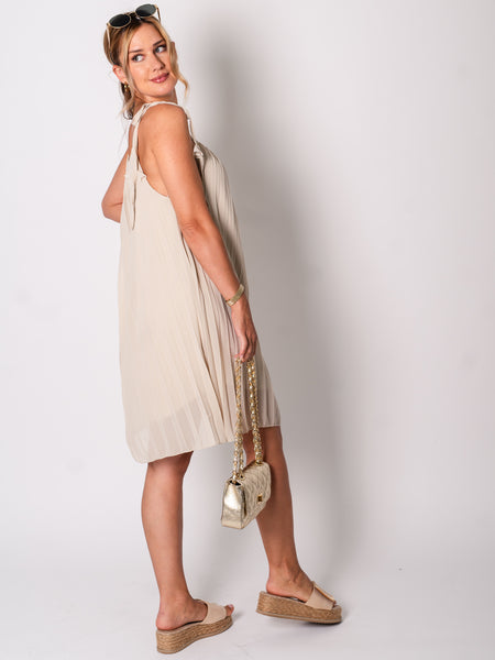 Airy Belle Kleid - Beige