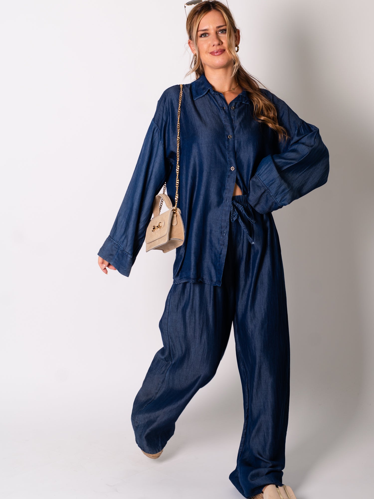 Jeans Zweiteiler - Dunkelblau