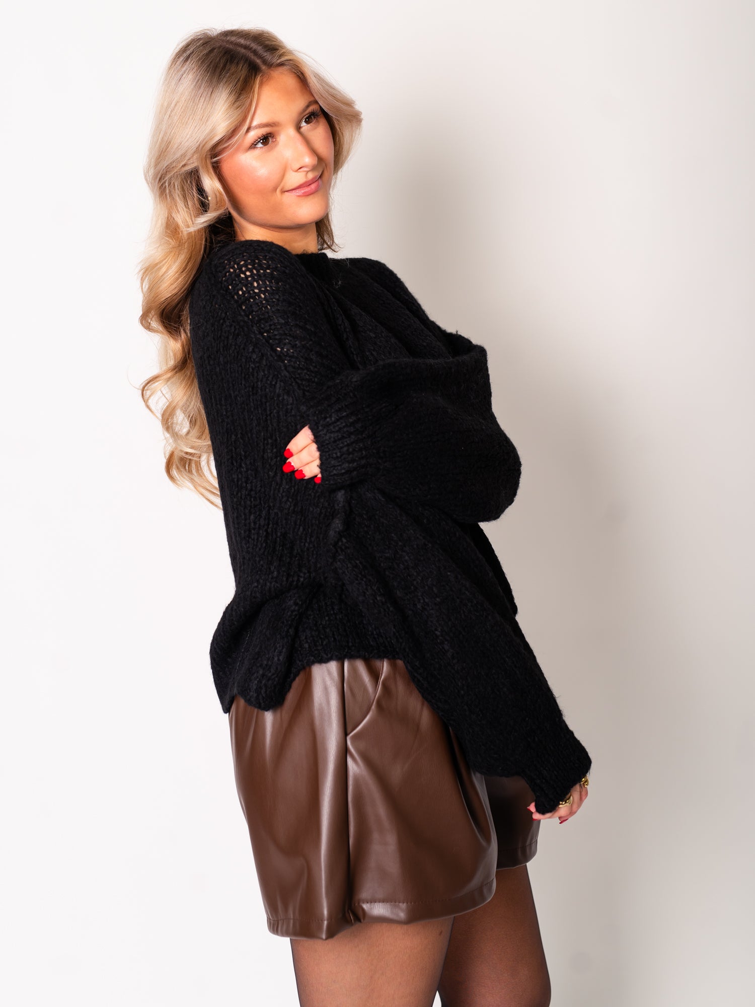 Lucy Strick Pullover - Schwarz