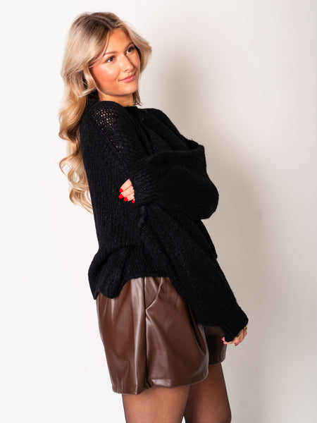 Lucy Strick Pullover - Schwarz