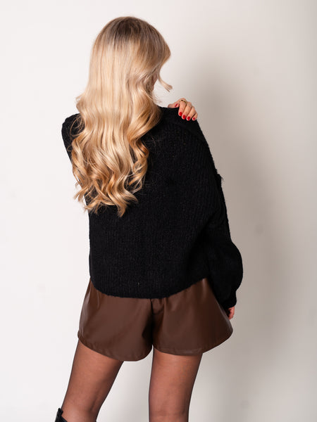 Lucy Strick Pullover - Schwarz