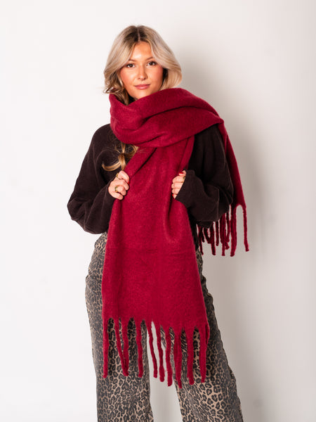 Colour Schal - Burgundy