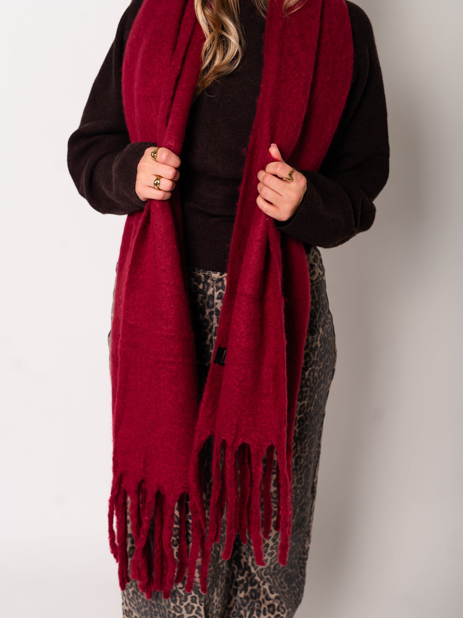 Colour Schal - Burgundy