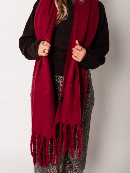 Colour Schal - Burgundy