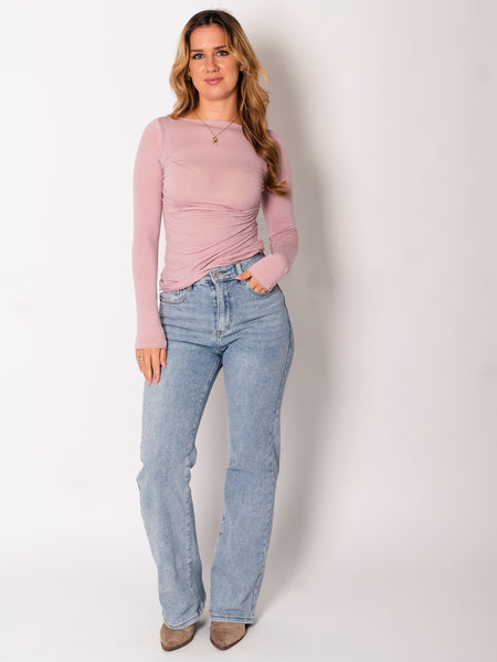 Cashmere Longsleeve - Altrosa