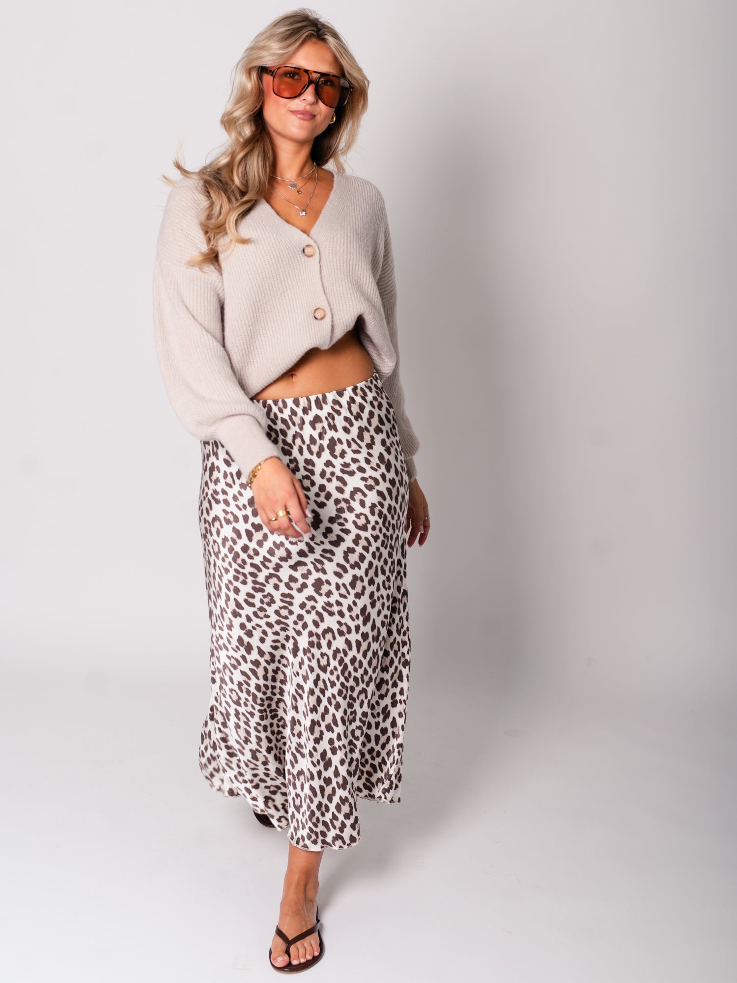 NINA Strickjacke - Beige