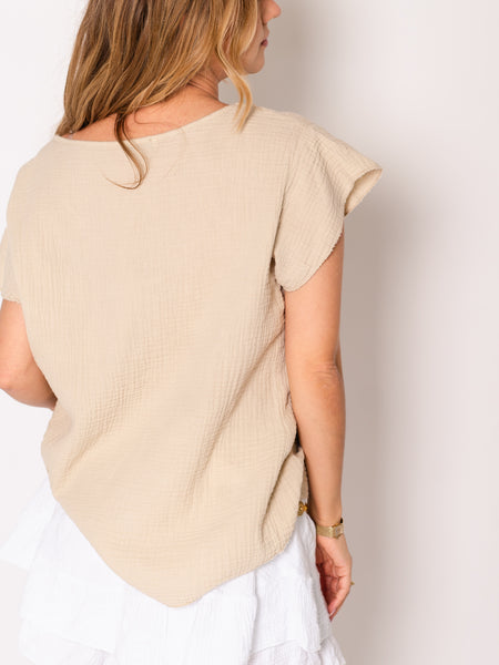 Stella Musselin Shirt - Beige