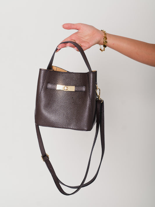 Cynthia Bucket Bag - Coffee