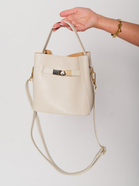 Cynthia Bucket Bag - Beige