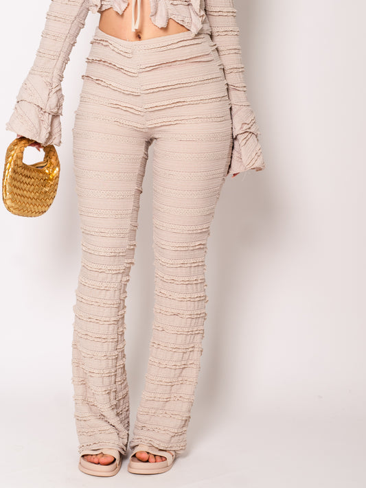 Carry Spitzen Hose - Beige