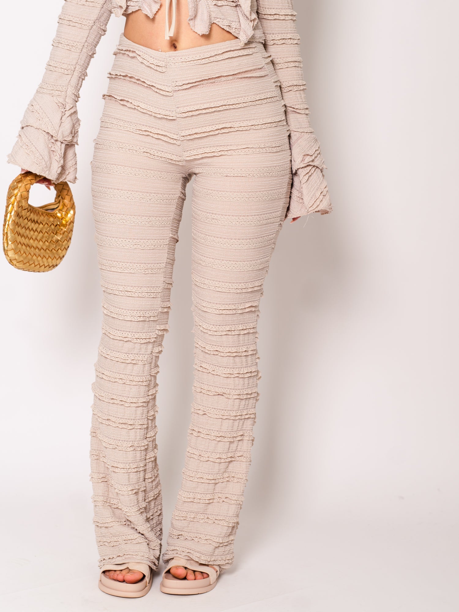 Carry Spitzen Hose - Beige