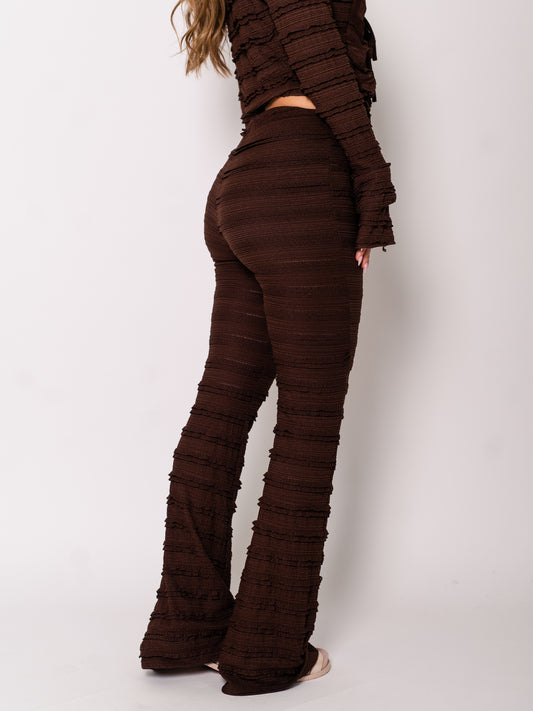 Carry Spitzen Hose - Espresso