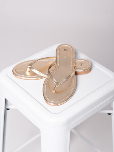 Simple Zehentrenner - Gold