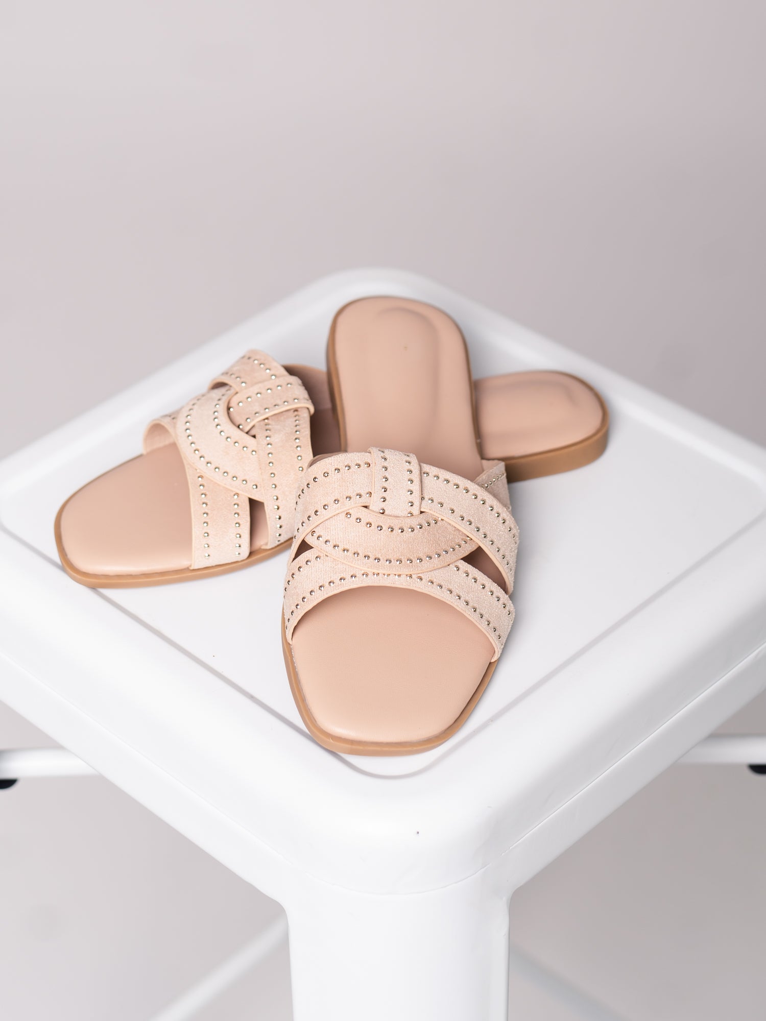 Maya Pantolette - Beige