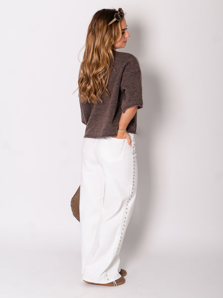 Christina Soft Strickjacke - Coffee