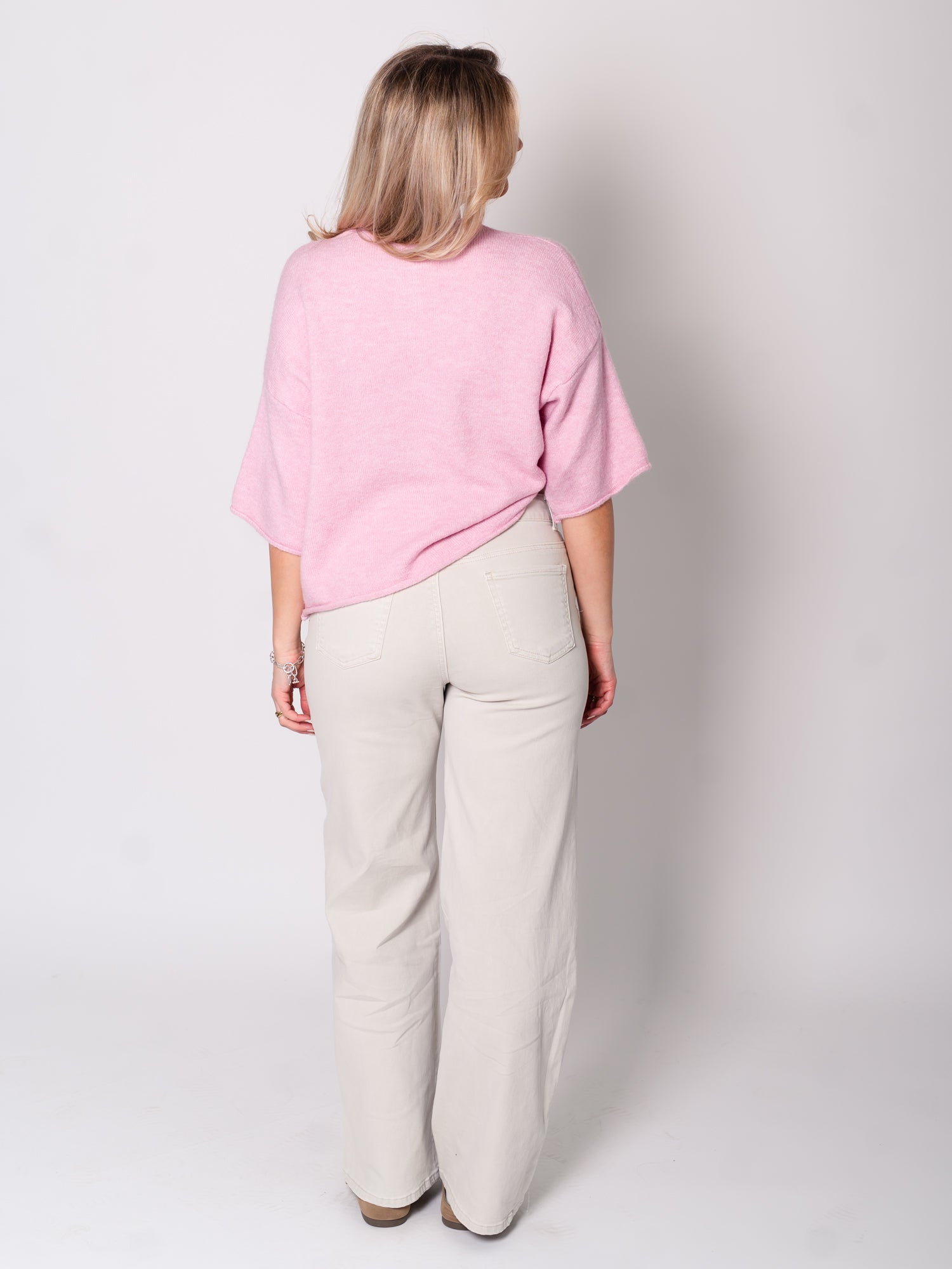 Christina Soft Strickjacke - Rosa