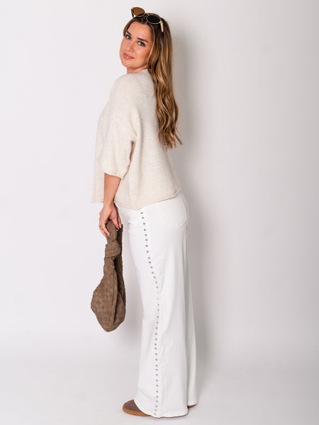 Christina Soft Strickjacke - Creme