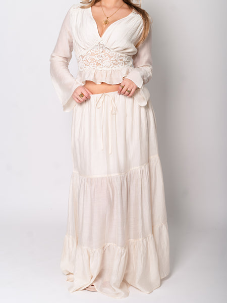 Indra Maxi Rock - Creme