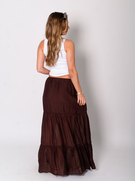 Indra Maxi Rock - Espresso