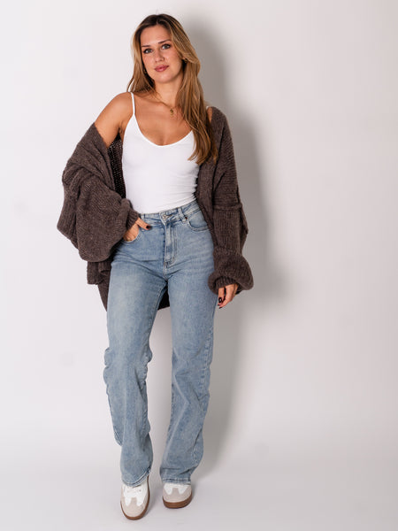 Tammy Strickjacke - Coffee