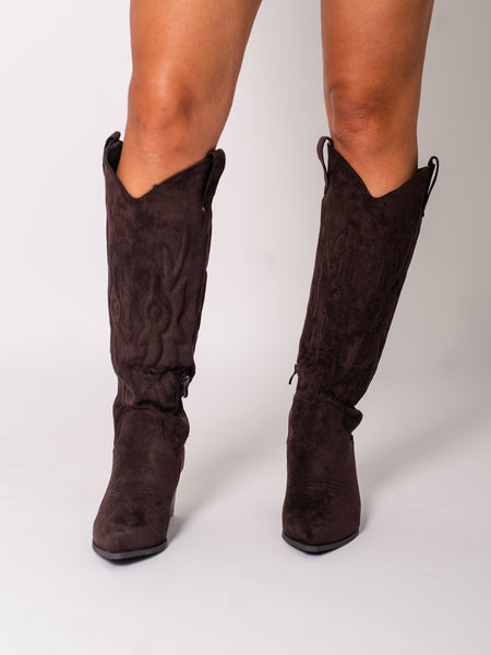 Hannah Western Stiefel - Braun