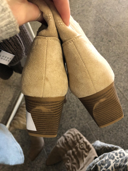 B-Ware 788. Kate Western Stiefel - Beige Größe 42