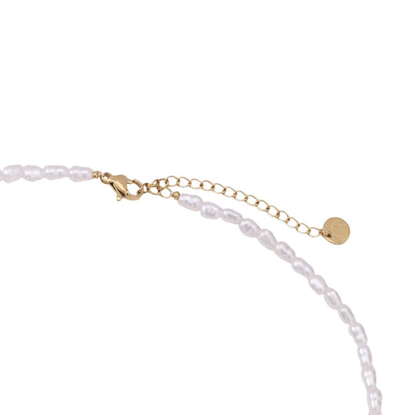 Hippie Perlen Kette - Gold