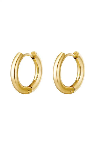 Signature Hoop Ohrringe - Gold