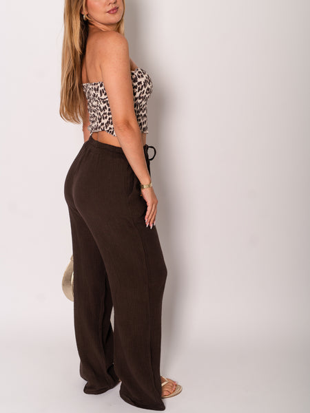 Nala Bandeau Top - Leo/Braun