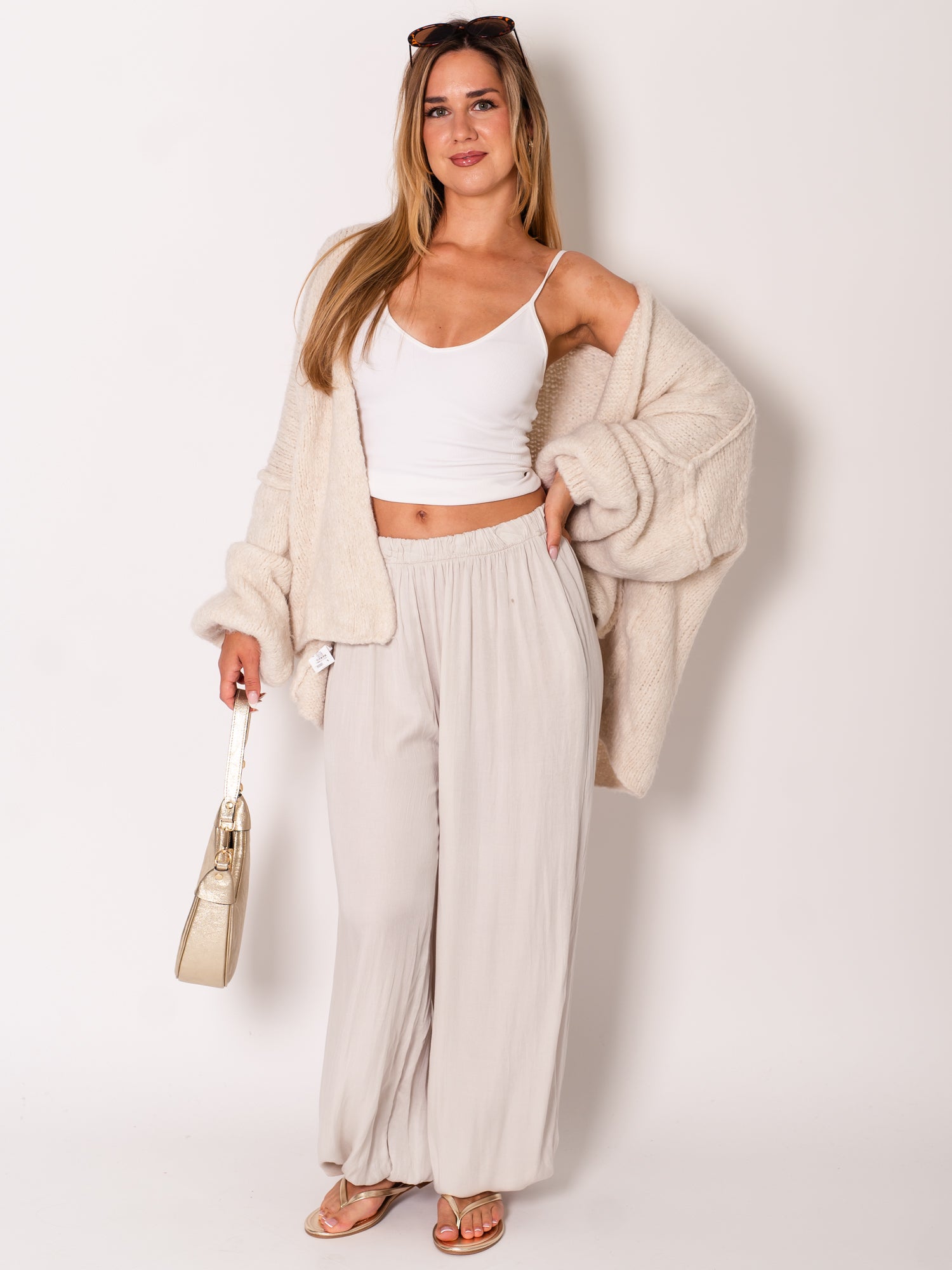 Tammy Strickjacke - Beige