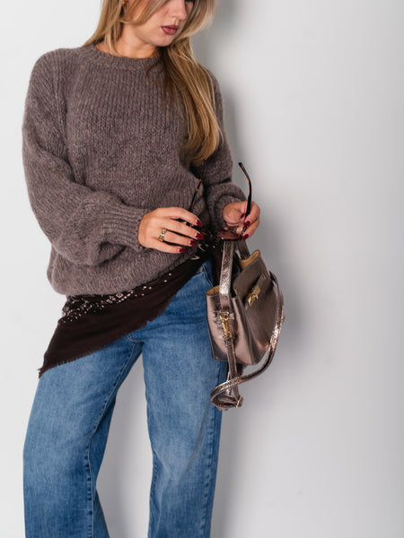 Confident Pullover - Coffee
