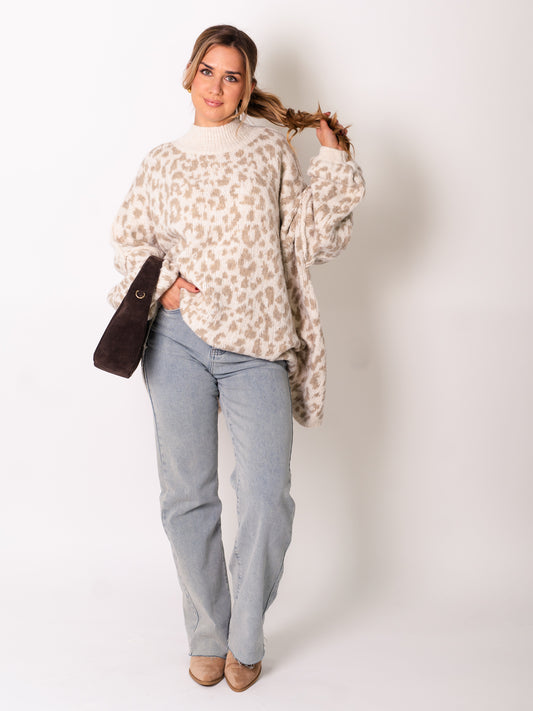 Leo Strick Pullover - Beige